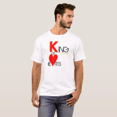KONING VAN HEARTS via live.rock.yell! T-shirt (Voorkant volledig)