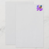 Koning van hemel en aarde stationery briefpapier (Voorkant / Achterkant)