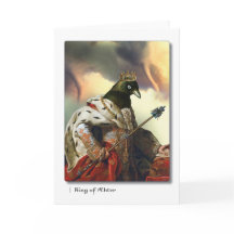 Koning van het Aether Tarot Wenskaart