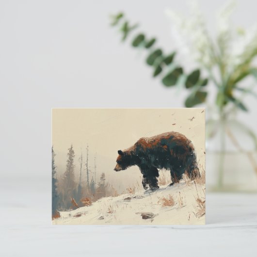 Koning van het bos briefkaart (Staand voorkant)