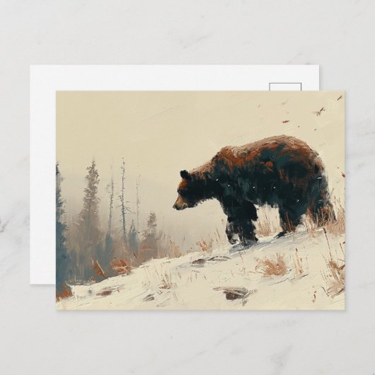 Koning van het bos briefkaart (Voorkant / Achterkant)