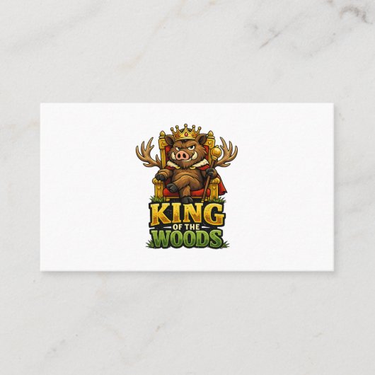 Koning van het Bos Visitekaartje (Voorkant)