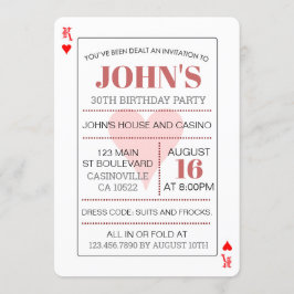 Koning van het hart Casino Poker speelkaarten Kaart