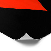 Koning van het hart die zich aanpast aan een paar  poster (Hoek)