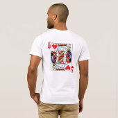 Koning van het hart T-Shirt (Achterkant volledig)