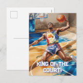 Koning van het hof! feestdagenkaart (Voorkant / Achterkant)