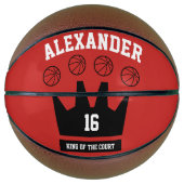 Koning van het Hof Mini Basketbal (Voorkant)