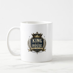 Koning van het huis Grappige Koninklijke Vader Kof Koffiemok