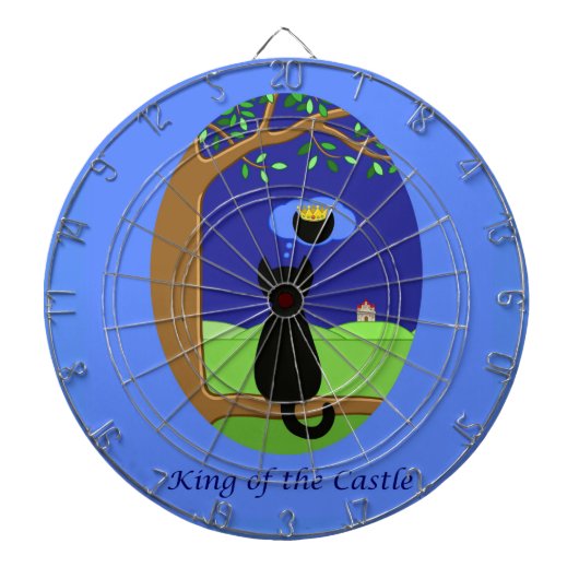 Koning van het kasteel dartbord (Voorkant)
