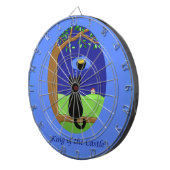 Koning van het kasteel dartbord (Voorkant Rechts)