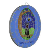 Koning van het kasteel dartbord (Voorkant Links)