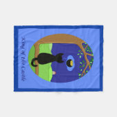 Koning van het kasteel fleece deken (Voorkant (Horizontaal))