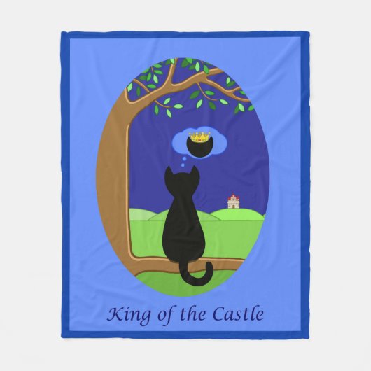 Koning van het kasteel fleece deken (Voorkant)