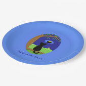 Koning van het kasteel papieren bordje (Gekanteld)