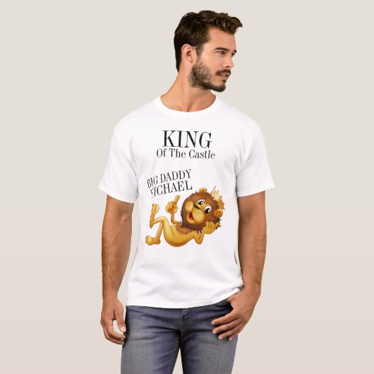 Koning van het kasteel t-shirt (Voorkant volledig)