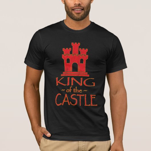 Koning van het kasteel t-shirt (Voorkant)