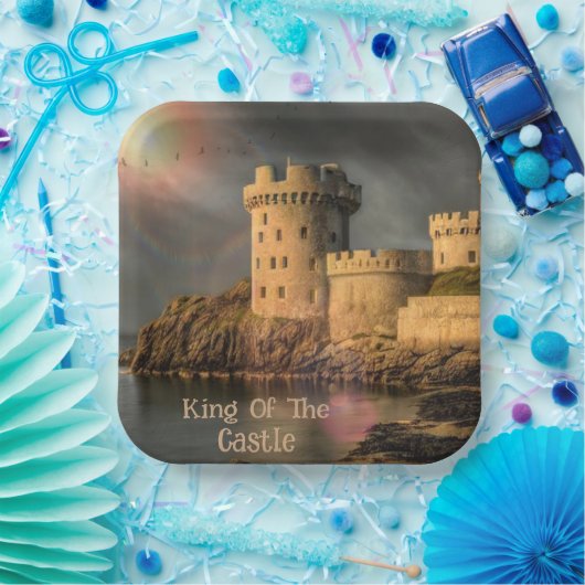 koning van het kasteel van Birthday Papieren Bordje (Feest)