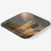 koning van het kasteel van Birthday Papieren Bordje (Gebogen)