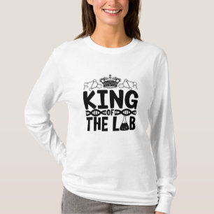koning van het laboratorium voor technische wetens t-shirt