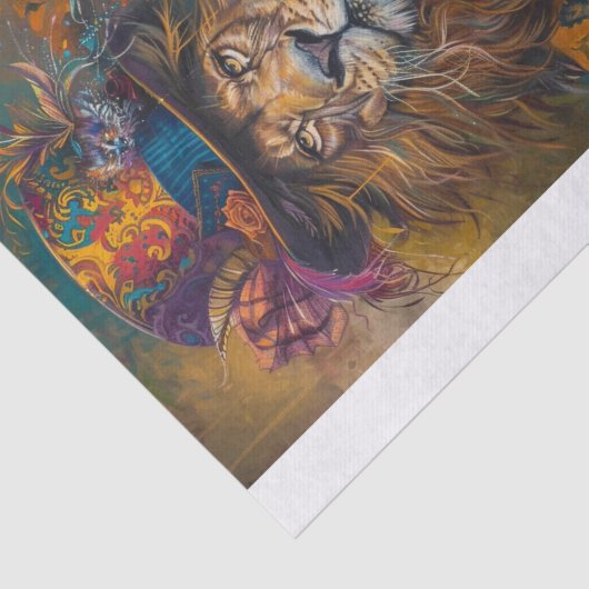 Koning van het Oerwoud 10 Tissuepapier (Detail)