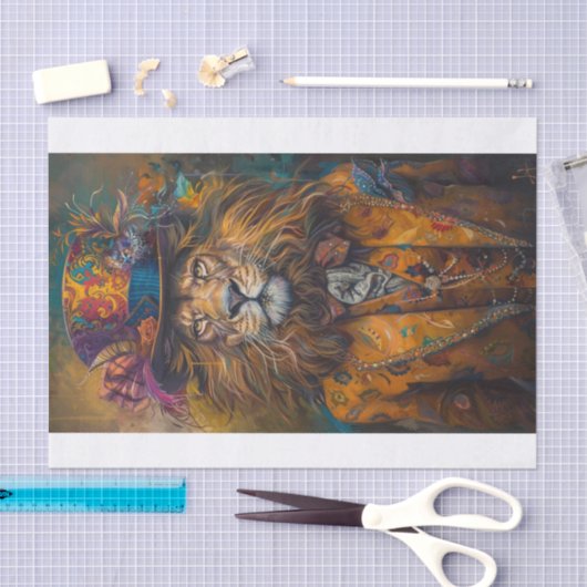 Koning van het Oerwoud 10 Tissuepapier (Craft)