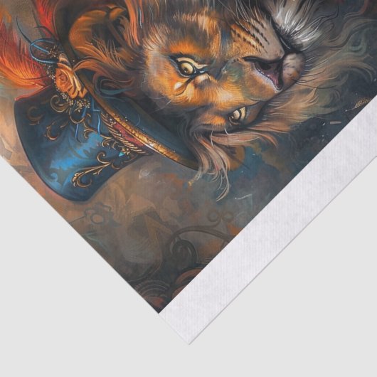 Koning van het Oerwoud 16 Tissuepapier (Detail)