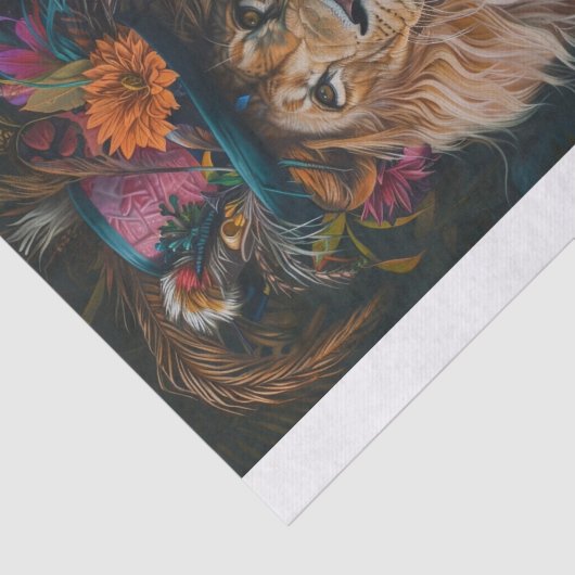 Koning van het Oerwoud 17 Tissuepapier (Detail)