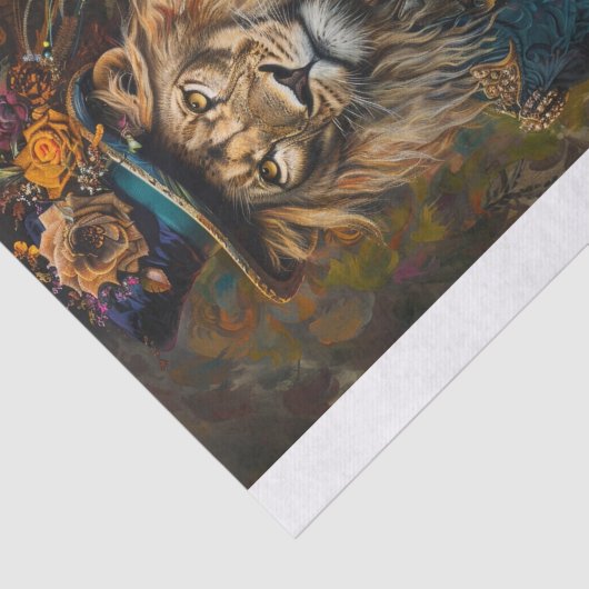 Koning van het Oerwoud 3 Tissuepapier (Detail)