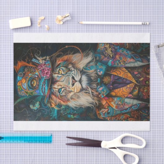 Koning van het Oerwoud 4 Tissuepapier (Craft)