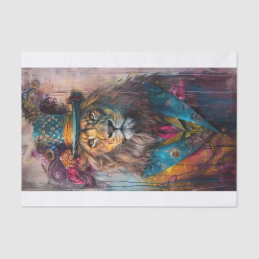 Koning van het Oerwoud 6 Tissuepapier (Voorkant)