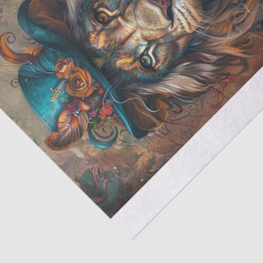 Koning van het Oerwoud 8 Tissuepapier (Detail)