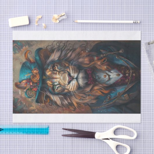 Koning van het Oerwoud 8 Tissuepapier (Craft)