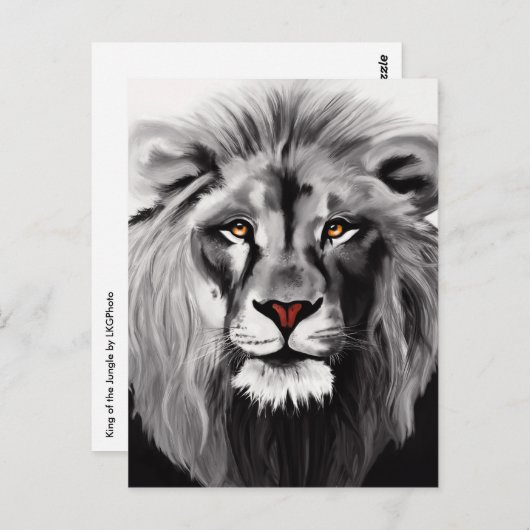 Koning van het Oerwoud Briefkaart (Voorkant / Achterkant)