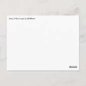 Koning van het Oerwoud Briefkaart (Achterkant)