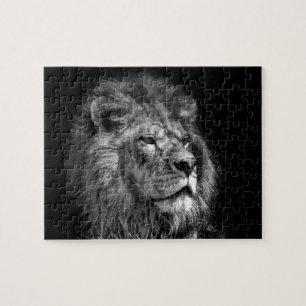 Koning van het Oerwoud - Lion Puzzle Legpuzzel