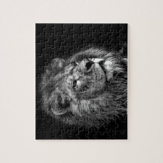 Koning van het Oerwoud - Lion Puzzle Legpuzzel (Verticaal)
