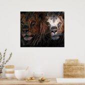 Koning van het Oerwoud Poster (Keuken)