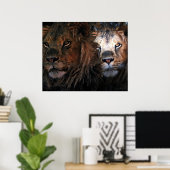 Koning van het Oerwoud Poster (Thuiskantoor)