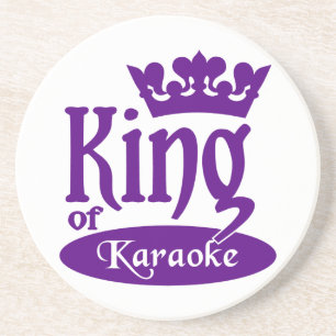 Koning van het onderzetter Karaoke