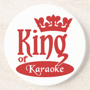 Koning van het onderzetter Karaoke