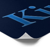 Koning van het poster van Koningen (Hoek)