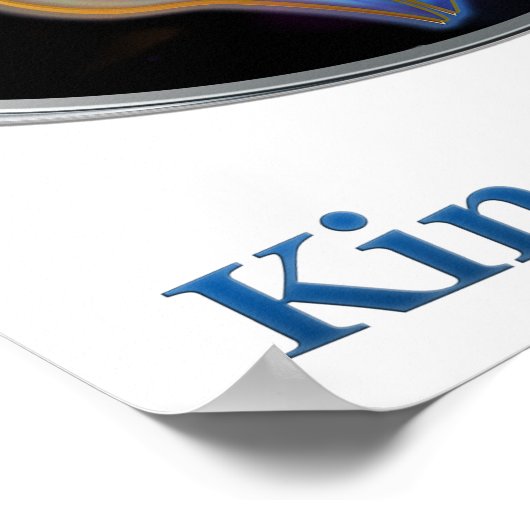 Koning van het poster van Koningen (Hoek)