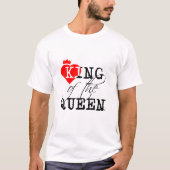 Koning van het rode hart van de koningin en een kr t-shirt (Voorkant)