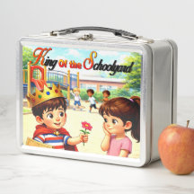 Koning Van Het Schoolplein | Metaal | Lunch Box