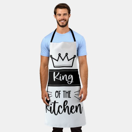 koning van het Schort van Kitchen (Gedragen)