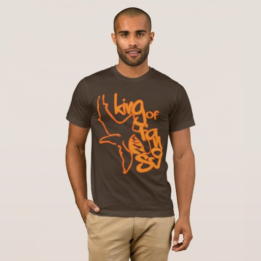Koning van het Sinaasappel Fangs T-shirt (Voorkant volledig)