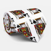 Koning van het stropdas Spade (Opgerold)