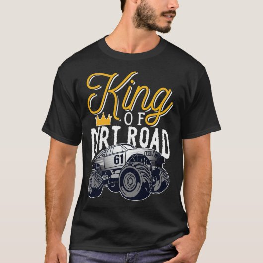 Koning van het vieze zwart t-shirt (Voorkant)