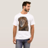 KONING VAN HET WILD | Bold Lion grafisch T-shirt (Voorkant volledig)