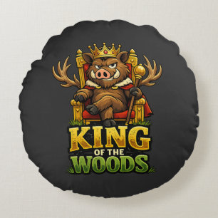 Koning van het Woud Rond Kussen
